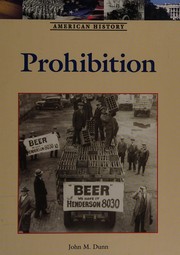 Cover of: Prohibition