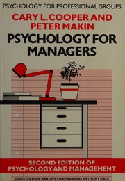 Psychology for managers by Cary L. Cooper