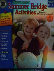 Cover of: Summer bridge activities: bridging grades K to 1.