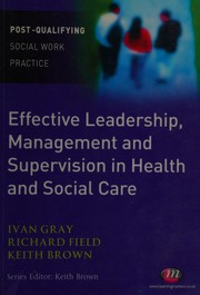 Cover of: Introduction to Leadership and Management in Health and Social Care (Post-Qualifying Social Work Practice)