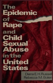 Cover of: The epidemic of rape and child abuse in the United States