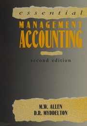 Cover of: Essential management accounting