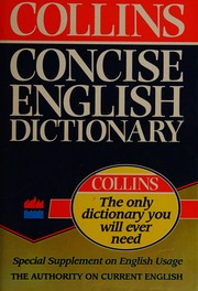 Cover of: Collins concise English dictionary.