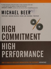 Cover of: Managing for High Performance