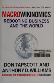 Cover of: MacroWikinomics: Rebooting Business and the World