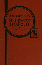 Cover of: Antologia de ensayos espanoles