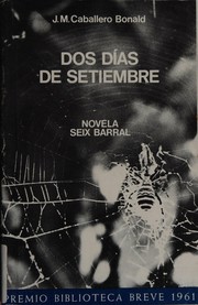 Cover of: Dos días de setiembre