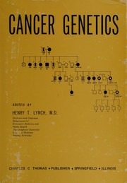 Cover of: Cancer genetics