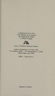Cover of: La tyrannie de l'imprimé