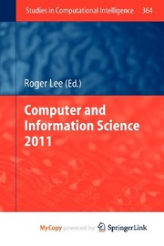 Cover of: Computer and Information Science 2011