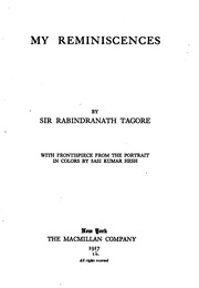 Cover of: My reminiscences by Rabindranath Tagore