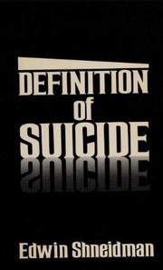 Cover of: Definition of suicide