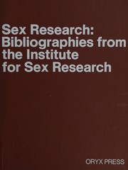 Cover of: Sex research by Institute for Sex Research.