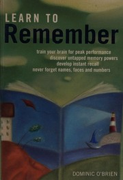 Cover of: Learn to remember by Dominic O'Brien