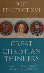 Great Christian thinkers by Joseph Ratzinger