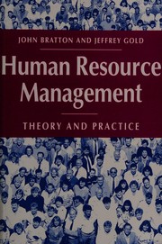 Cover of: Human resource management by John Bratton