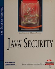 Cover of: Java sécurité