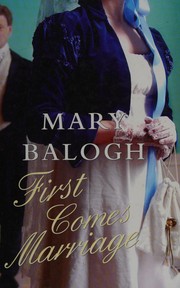 Cover of: First Comes Marriage
