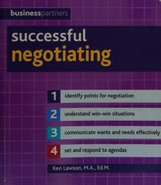 Cover of: Successful negotiating