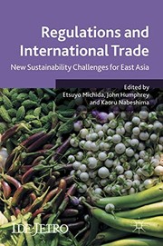 Cover of: Regulations and International Trade: New Sustainability Challenges for East Asia