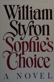 Cover of: Sophie's choice by William Styron