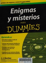 Cover of: Enigmas y misterios para dummies by J. J. Benítez
