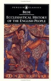 Ecclesiastical history of the English people with Bede's letter to Egbert and Cuthbert's letter on the death of Bede