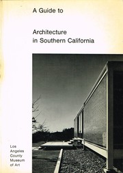 Cover of: A Guide to Architecture in Southern California