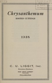 Cover of: Chrysanthemum rooted cuttings, 1938