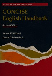 Cover of: Concise English handbook by James W. Kirkland