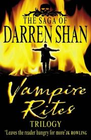 Cover of: Vampire Rites Trilogy (Saga of Darren Shan)