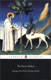 Cover of: The Desert Fathers: Sayings of the Early Christian Monks (Penguin Classics)