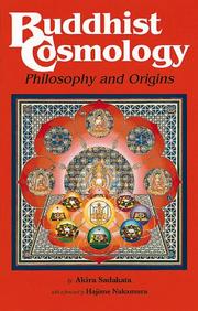 Cover of: Buddhist Cosmology: Philosophy and Origins
