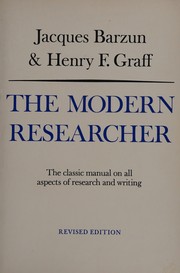 Cover of: The modern researcher