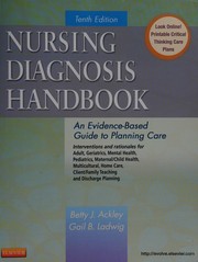 Nursing diagnosis handbook by Betty J. Ackley