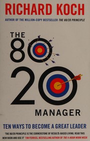 Cover of: 80/20 Manager by Richard Koch