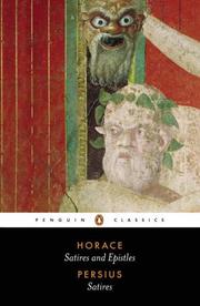 Cover of: The Satires of Horace and Persius (Penguin Classics) by Horace, Aulus Persius Flaccus