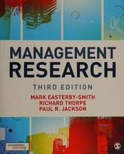 Cover of: Management Research: Theory and Practice