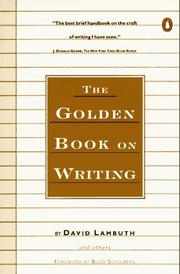 Cover of: The golden book on writing by David Lambuth