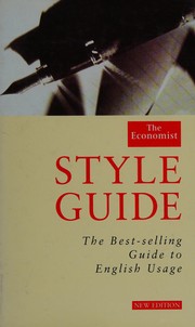 Cover of: "Economist" Style Guide ("Economist" Books)