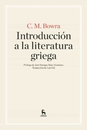 Cover of: Introducción a la literatura griega