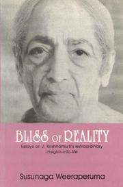 Cover of: Bliss of Reality