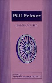 Cover of: Pali Primer