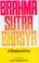 Cover of: Brahma Sutra Bhasya