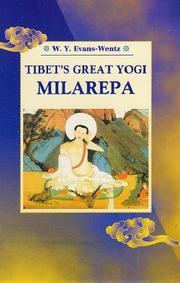 Cover of: Tibet's Great Yogi Milarepa by W. Y. Evans-Wentz