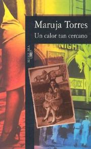 Cover of: Un calor tan cercano