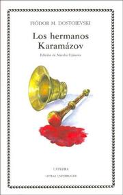 Cover of: Los hermanos Karamazov by Фёдор Михайлович Достоевский