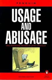 Cover of: Usage and Abusage