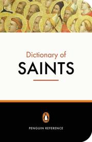 Cover of: The Penguin dictionary of saints