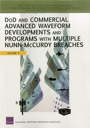 Cover of: DoD and Commercial Advanced Waveform Developments and Programs with Nunn-McCurdy Breaches